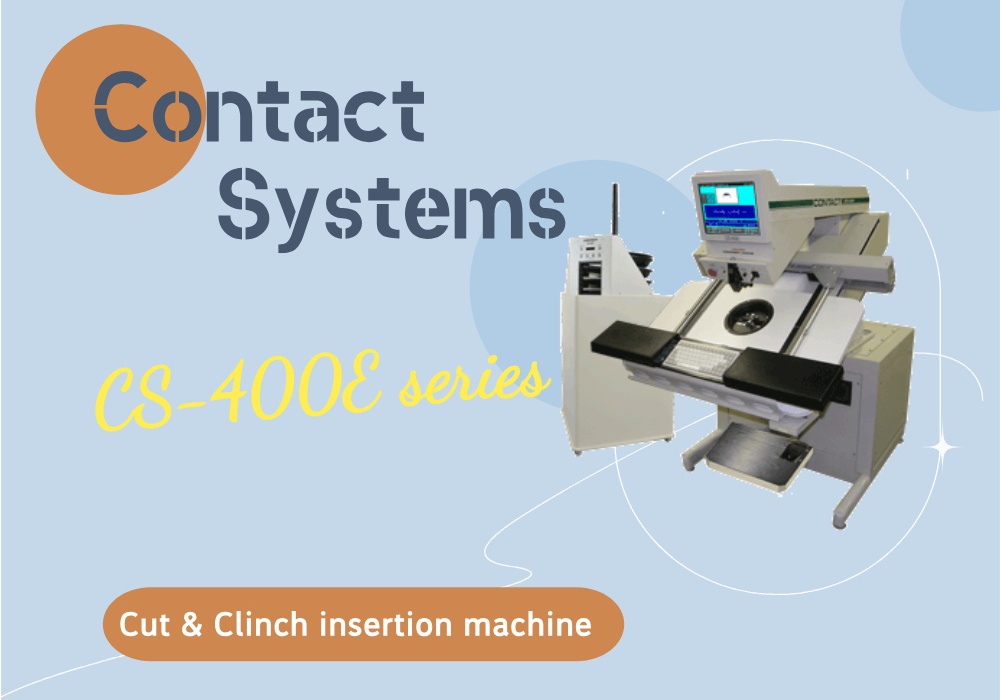 Cut & Clinch insertion machine Cut & Clinch insertion machine Cut & Clinch -asennuskone Cut & Clinch -asennuskone