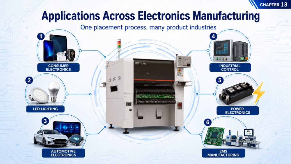 Application across electronics manufactturing Sovellus elektroniikan valmistukseen