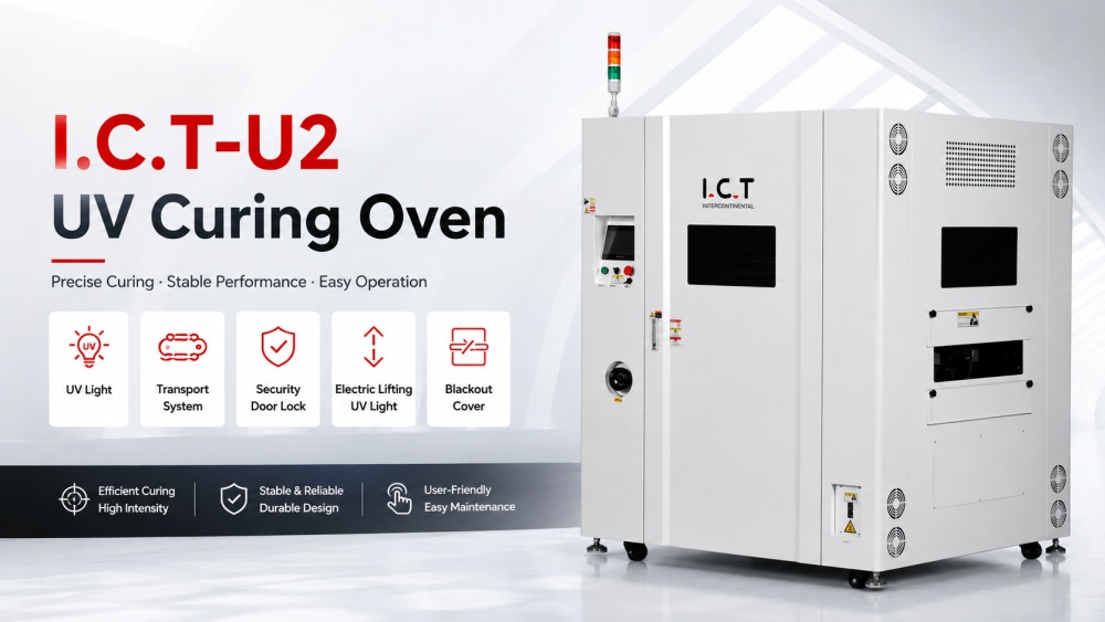 I.C.T UV Curing Oven ICT UV-kovettuva uuni
