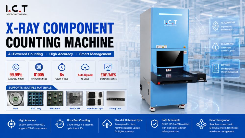 I.C.T X-Ray Component Counting Machine ICT-röntgenkomponenttien laskentakone