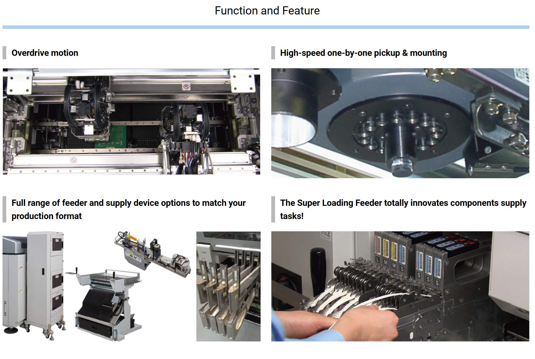High Speed PCB Assembly Mounter Yamaha S Series Nopea PCB-asennusteline Yamaha S-sarja