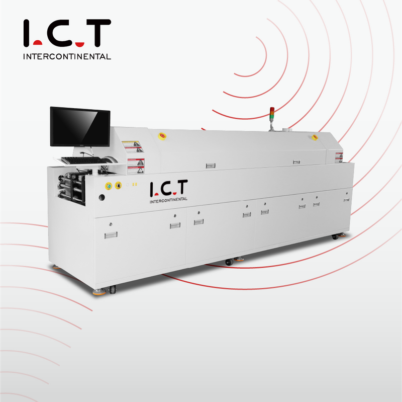 ICT-S6 |Kustannustehokas 6 vyöhykkeen SMT lyijytön Reflow-uunikone alhainen hinta