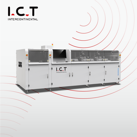 ICT-SS550P1 |Täysautomaattinen Online PCB Selective Wave -juotoskone 2 juotosastialla 