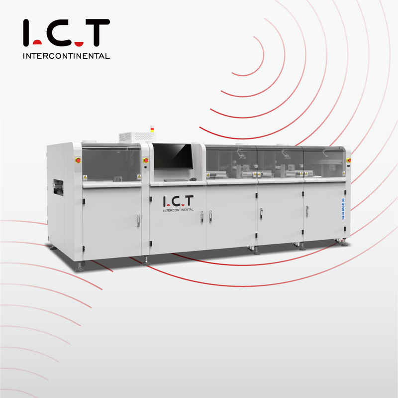 ICT-SS550P2 |Advanced Online 3 Solder Pot Selective Wave -juotoskoneen tehdashinta