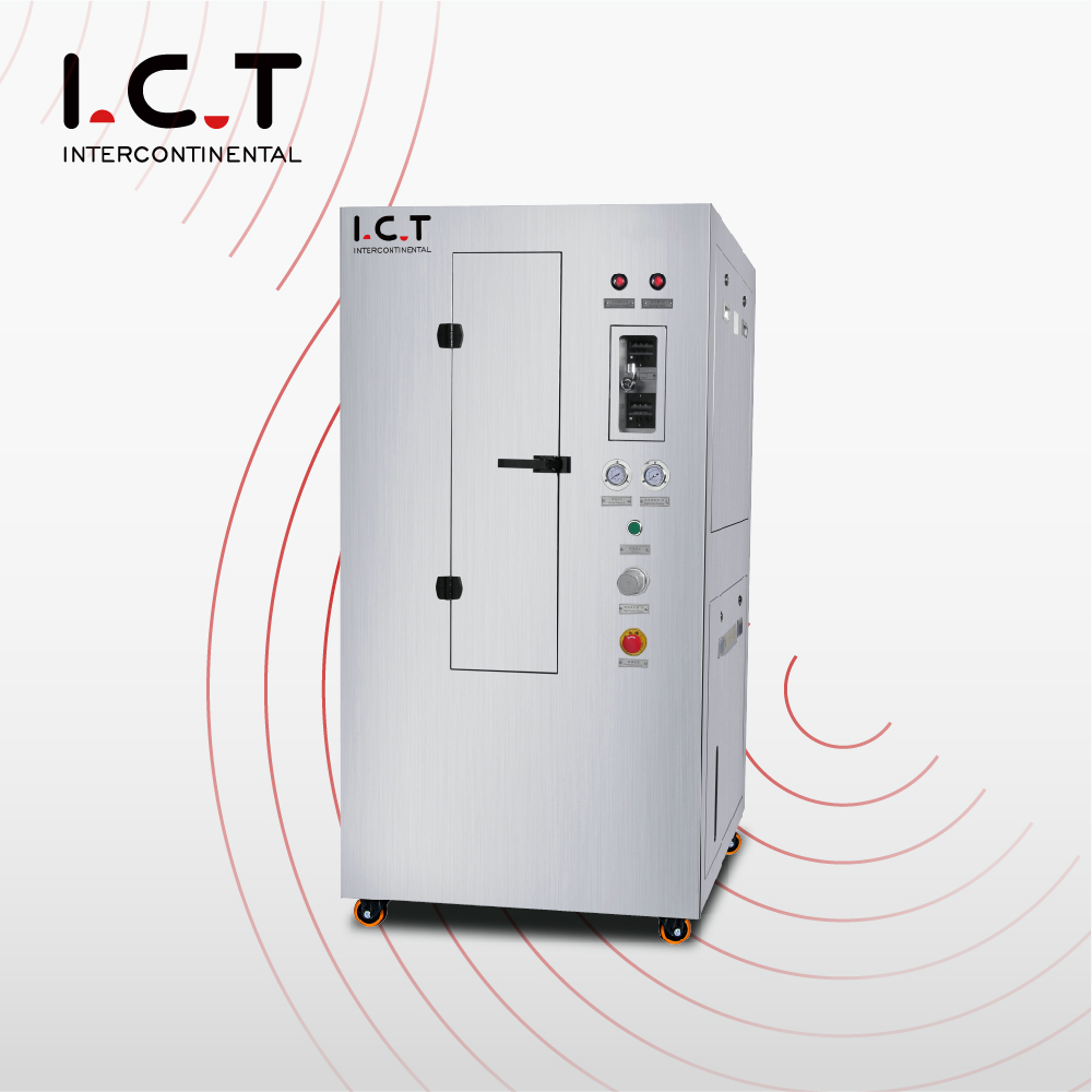 ICT-750 |Tehokas stensiilipuhdistuskone, täysin pneumaattinen piirilevyn puhdistusaine