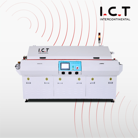 Led Special Vacuum 600MM pöytätyyppi ja kuljetin Manuaalinen SMT Reflow -uuni