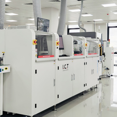 ICT-SS550P1 | Täysautomaattinen Online PCB Selective Wave -juotoskone 2 juotosastialla 