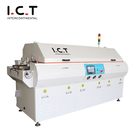 ICT-T8 |Hot Air 8 alustaa sähköinen Reflow kiertoilmauuni, korkealaatuinen