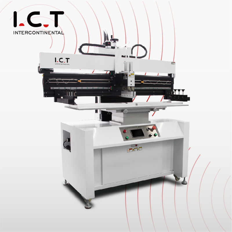 ICT |SMT puoliautomaattinen PCB-juotepastan näyttötulostin