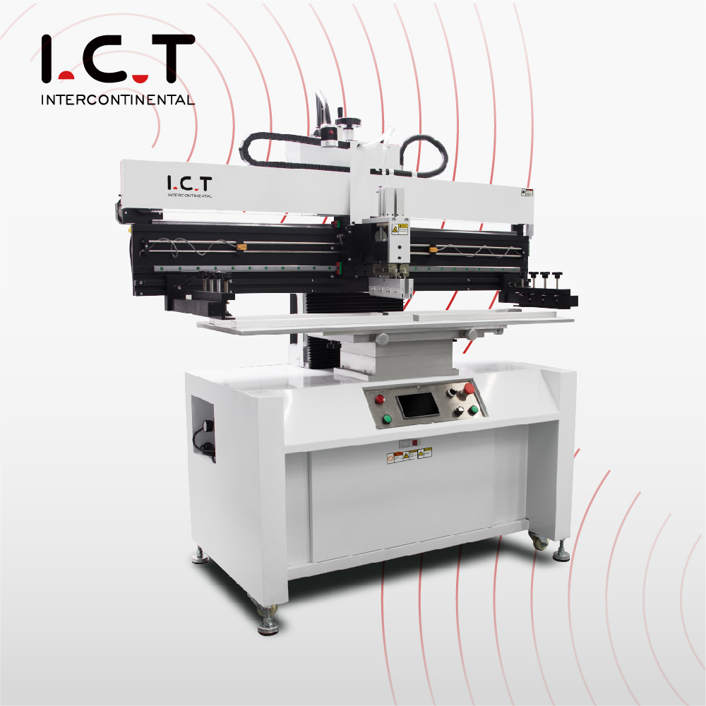 ICT |SMD juotospastatulostuskone SMT manuaalinen tulostin