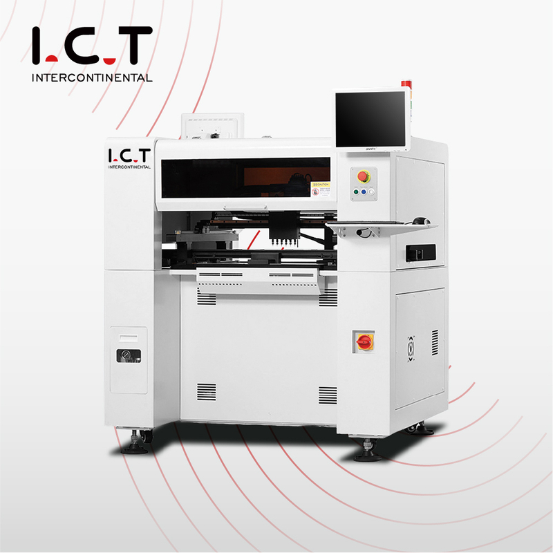 ICT |LED SMT pneumaattinen LED-putkivalo 4 pään Still Body Pick and Place Machine