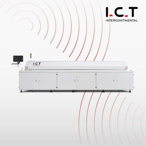 ICT |SMT Reflow juotosuuni hinta 8 lämpövyöhykkeellä