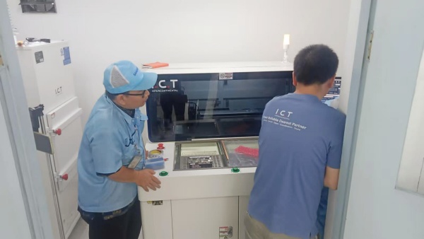 ICT: n tekninen tuki PCBA -reitittimelle EMS: lle Indonesiassa.