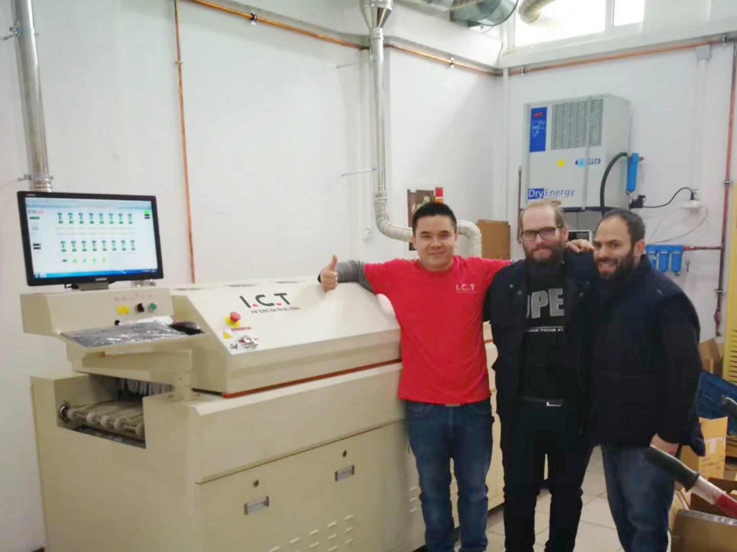 Täysautomaattinen smt ai tuotantolinja PCb