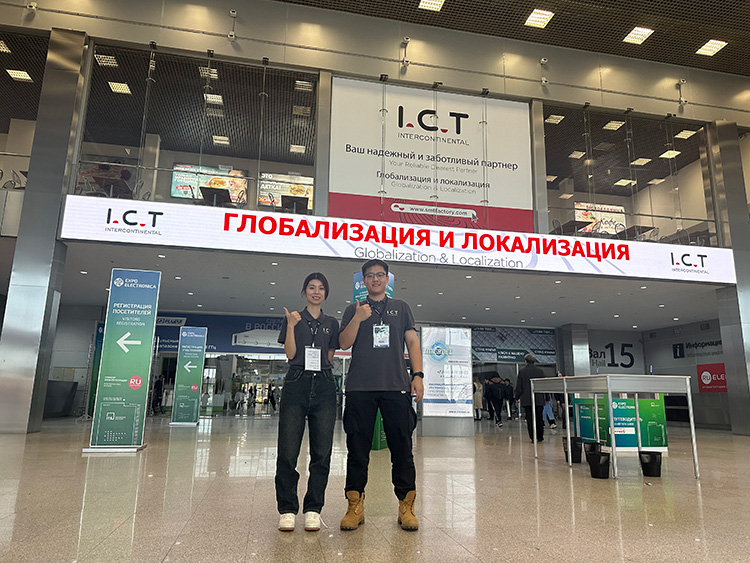 ICT -ryhmä Expoelectronicassa Venäjällä
