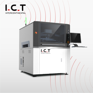 Juotospasta SMT Stencil Printer SMD Täysin automaattinen malli ICT-1200mm