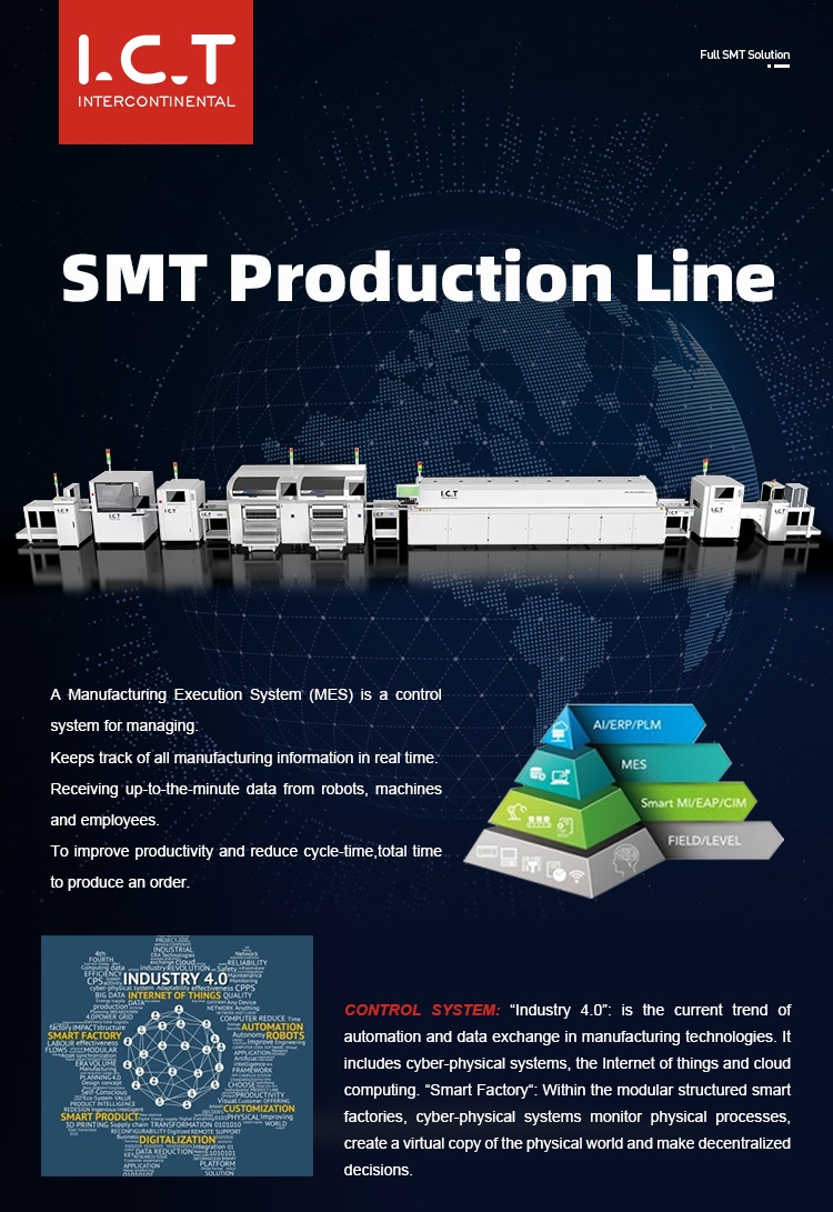 SMT LED -tuotantolinja