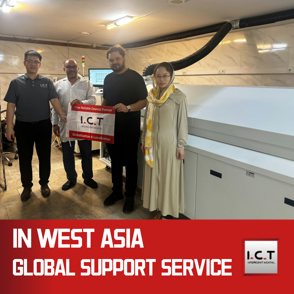 ICT | 9 vyöhykettä SMT Infrapuna Reflow Oven SMT kokoonpanokoneen hinta