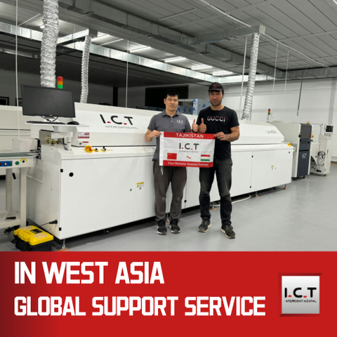ICT-Lyra733N |Modulaarinen Hot Air SMT Reflow -uuni