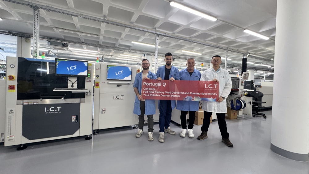 ICT onnistunut SMT-linjaratkaisun toimitus Portugalissa.jpg