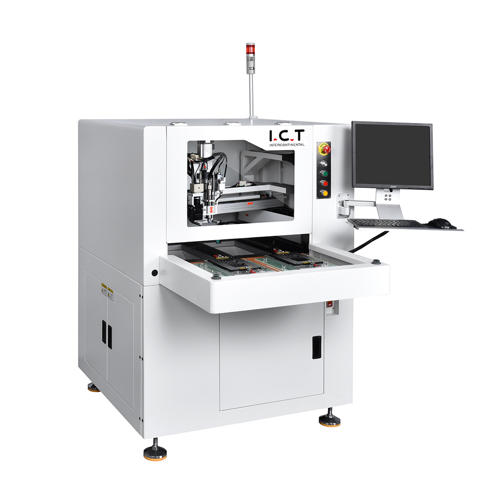 ICT |PCB Circuito Routing Machine poraus- ja reitityskone Aurotek