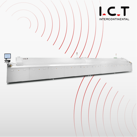Lyijytön SMT High End Reflow -uuni 8 lämpövyöhykkeellä