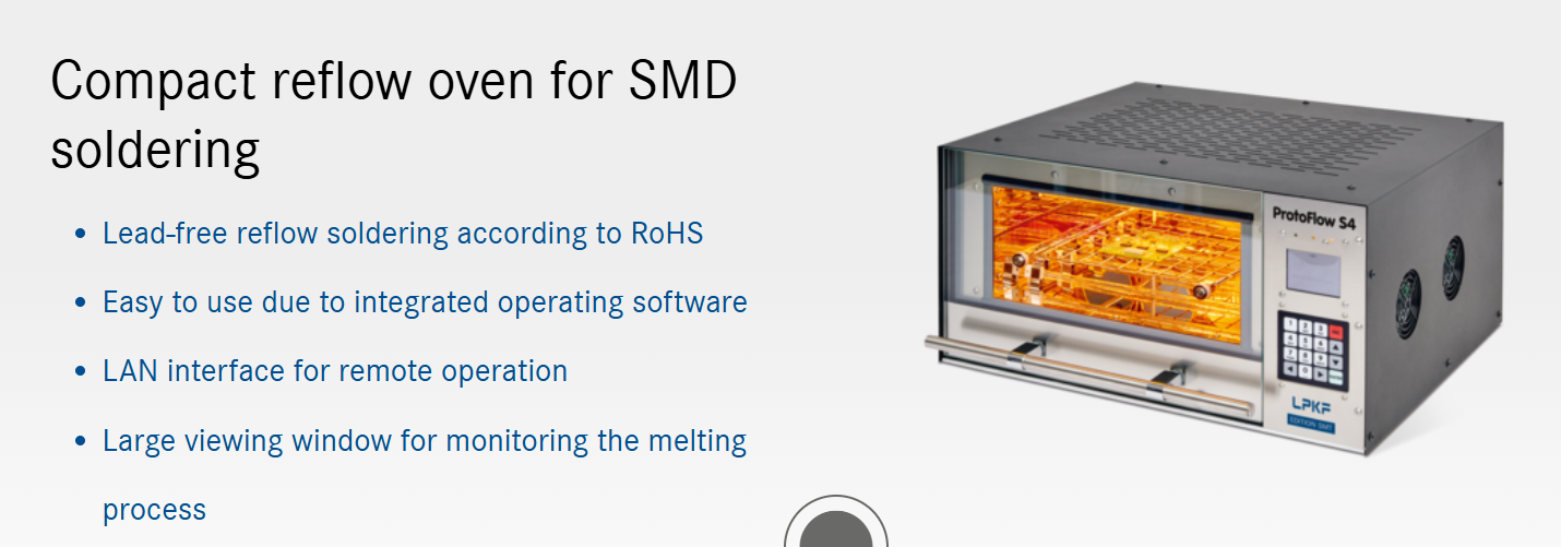 LPKF Protoflow S Refow -juotoslaite