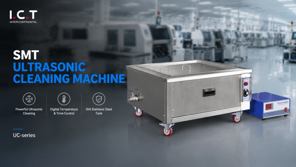 SMT Ultrasonic Cleaning Machine ICT UC-sarja