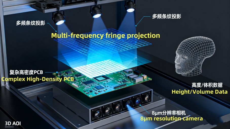 Kaaviokaavio 3D-strukturoidusta valokuvauksesta