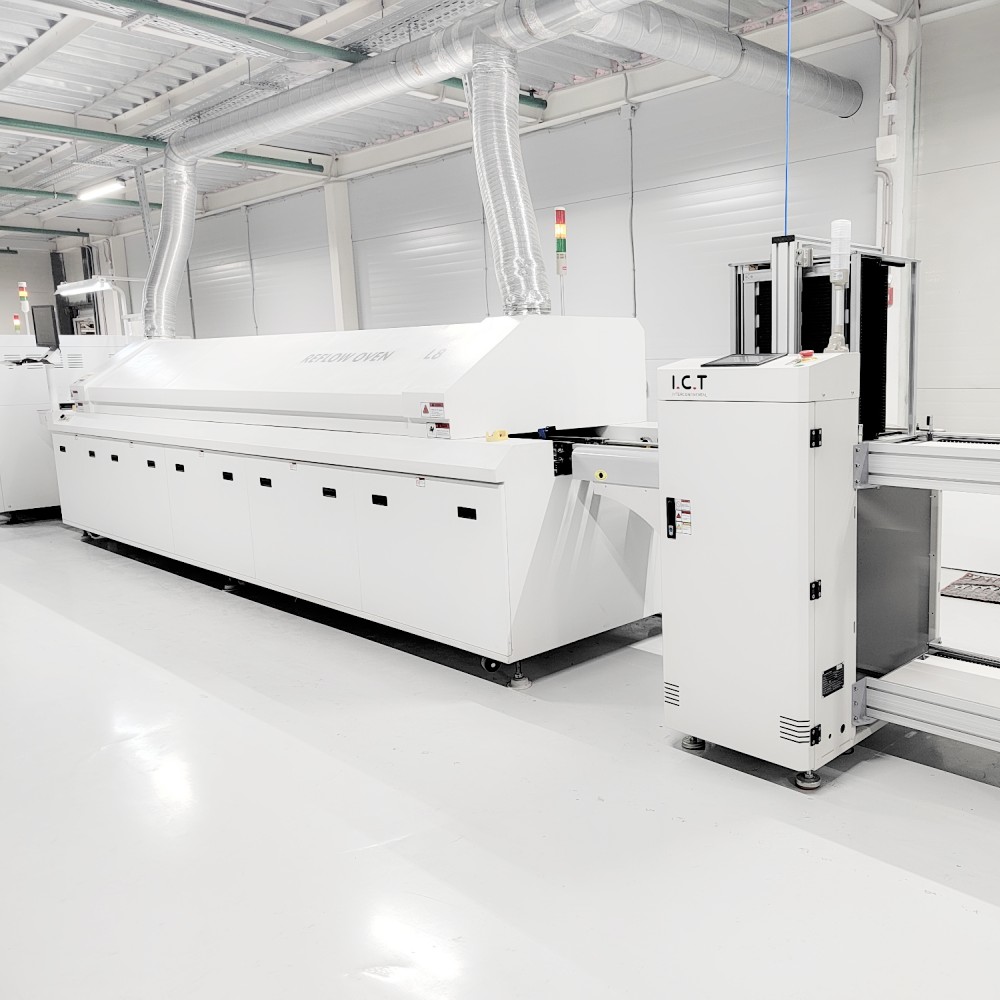 ICT | Kustannustehokas SMT Hitsaus Reflow Juotos Reflow uunikone 600mm