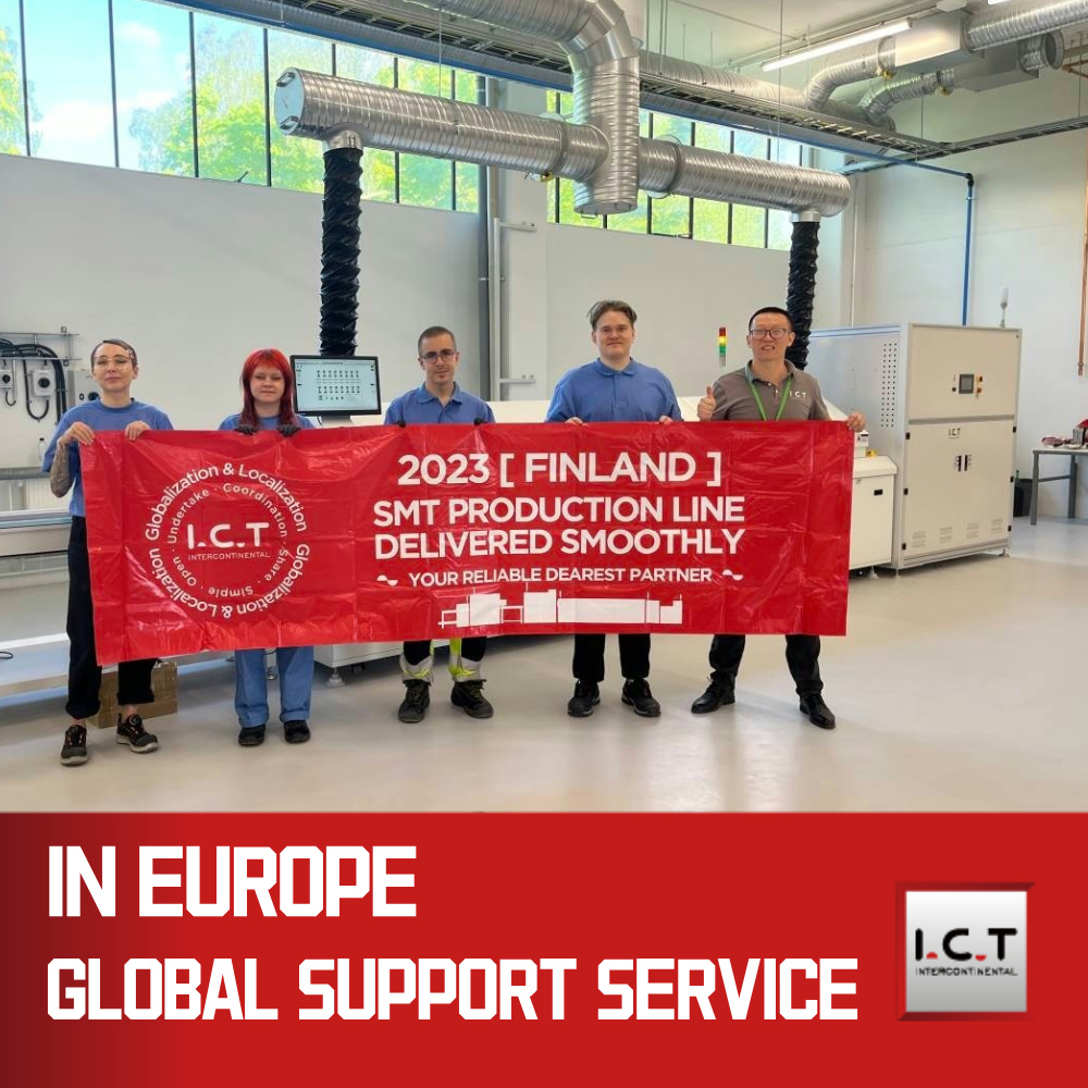 ICT | SMT Line -standardin automaattinen juotospastan stensiilispray-tulostuskone