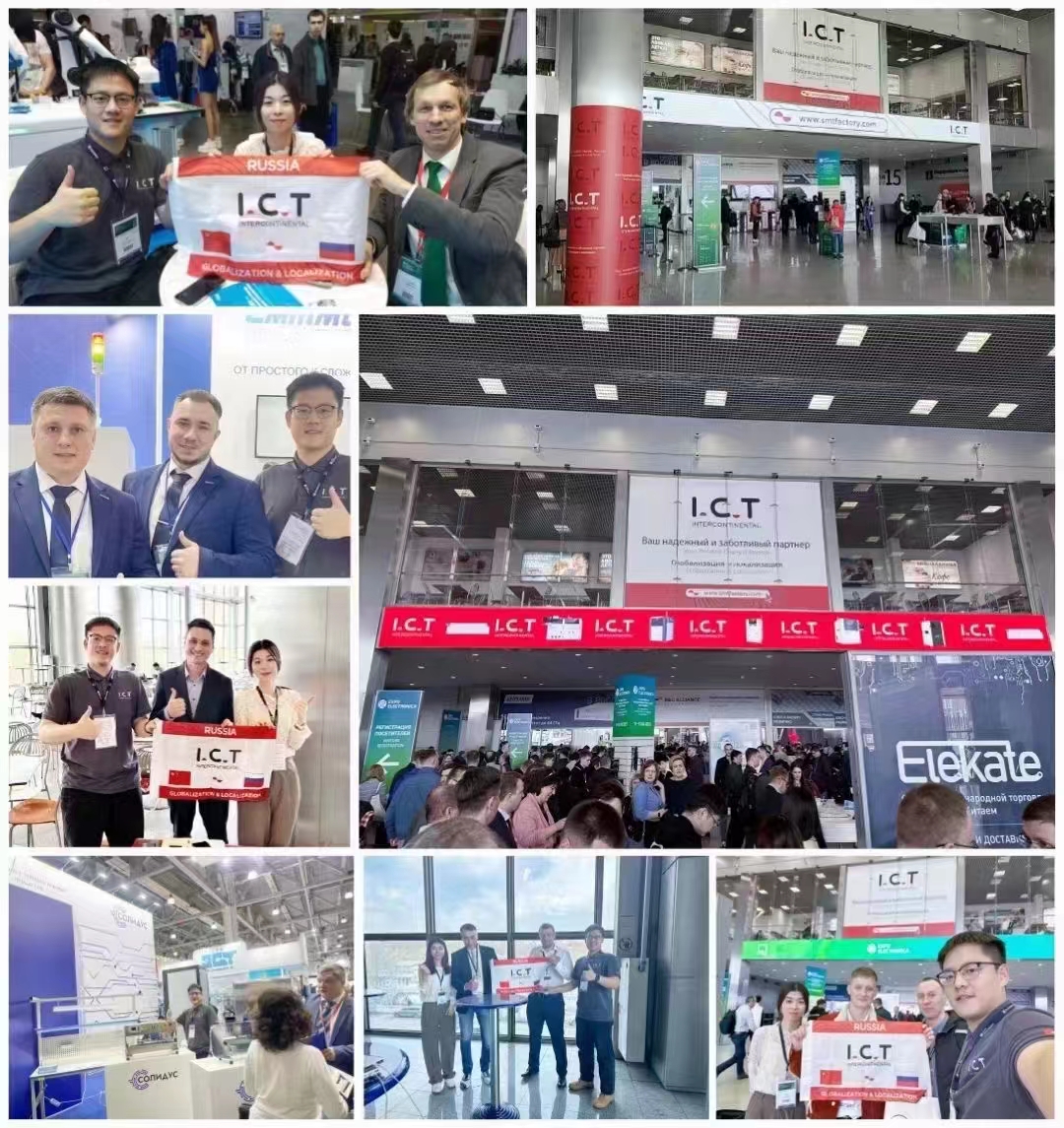 ICT -tiimi Expoelectronican näyttelyssä venäjällä
