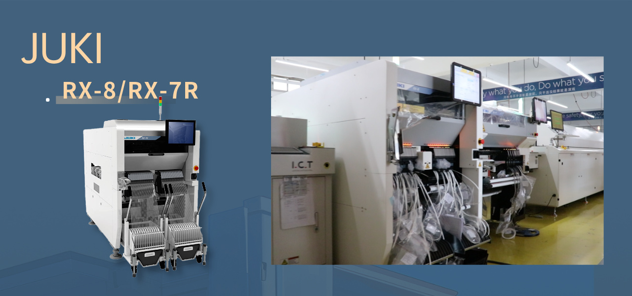JUKI Poimi ja aseta kone RX-8 RX-7R