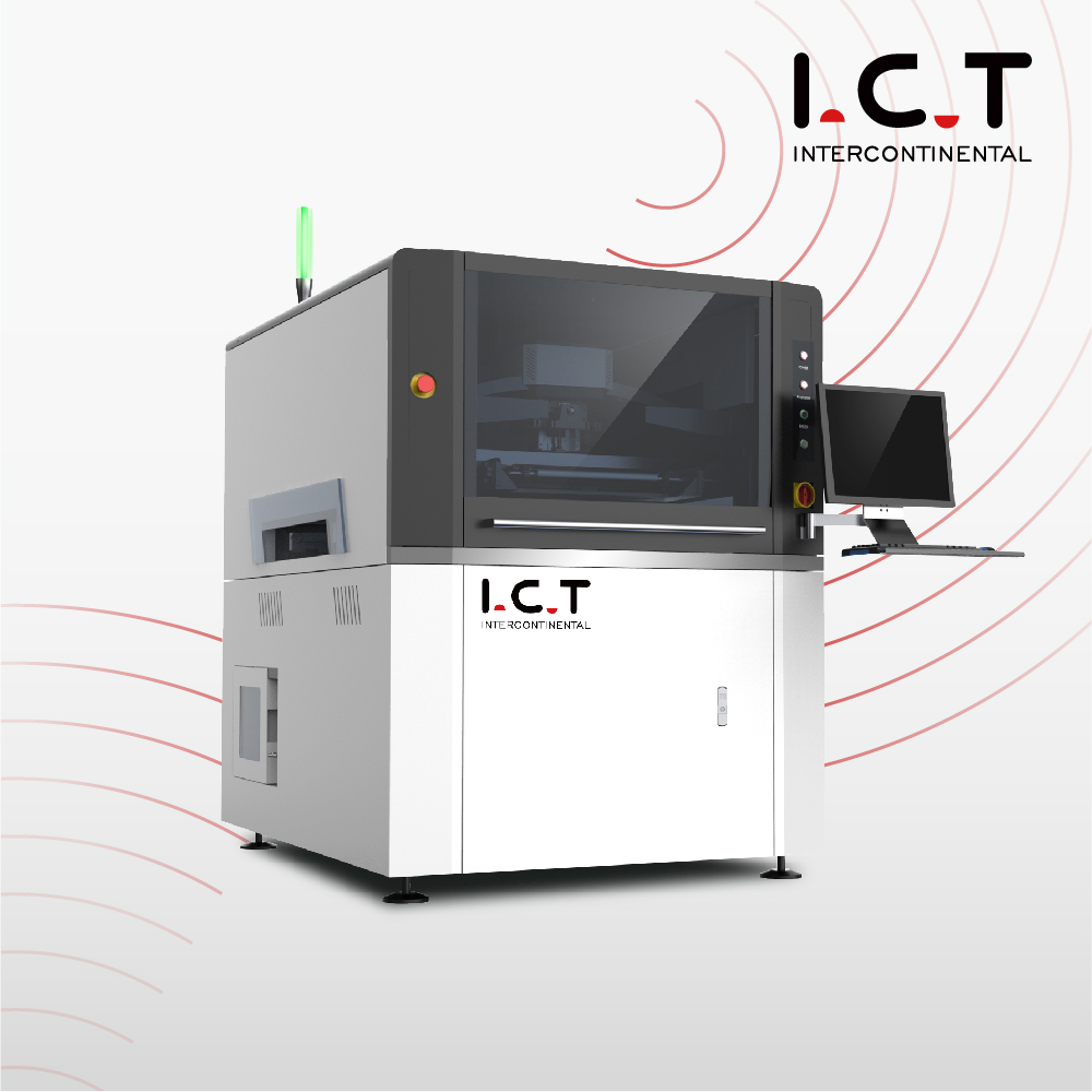 ICT |Täysin automaattinen SMT-juotepasta Stencil-tulostinkone erittäin tarkka painokone