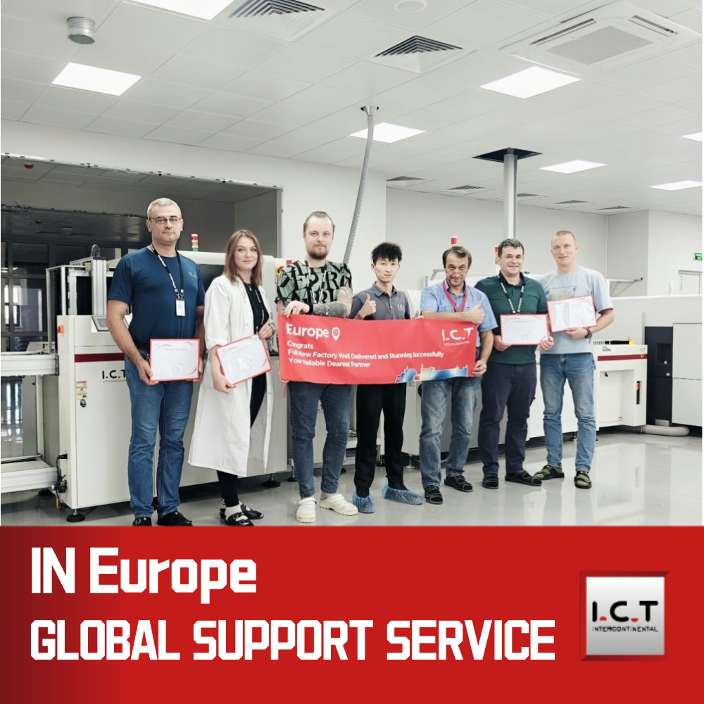 ICT-5151 | Juotospasta PCB SMT -koneen näyttötulostin Täysin automaattinen LEDille