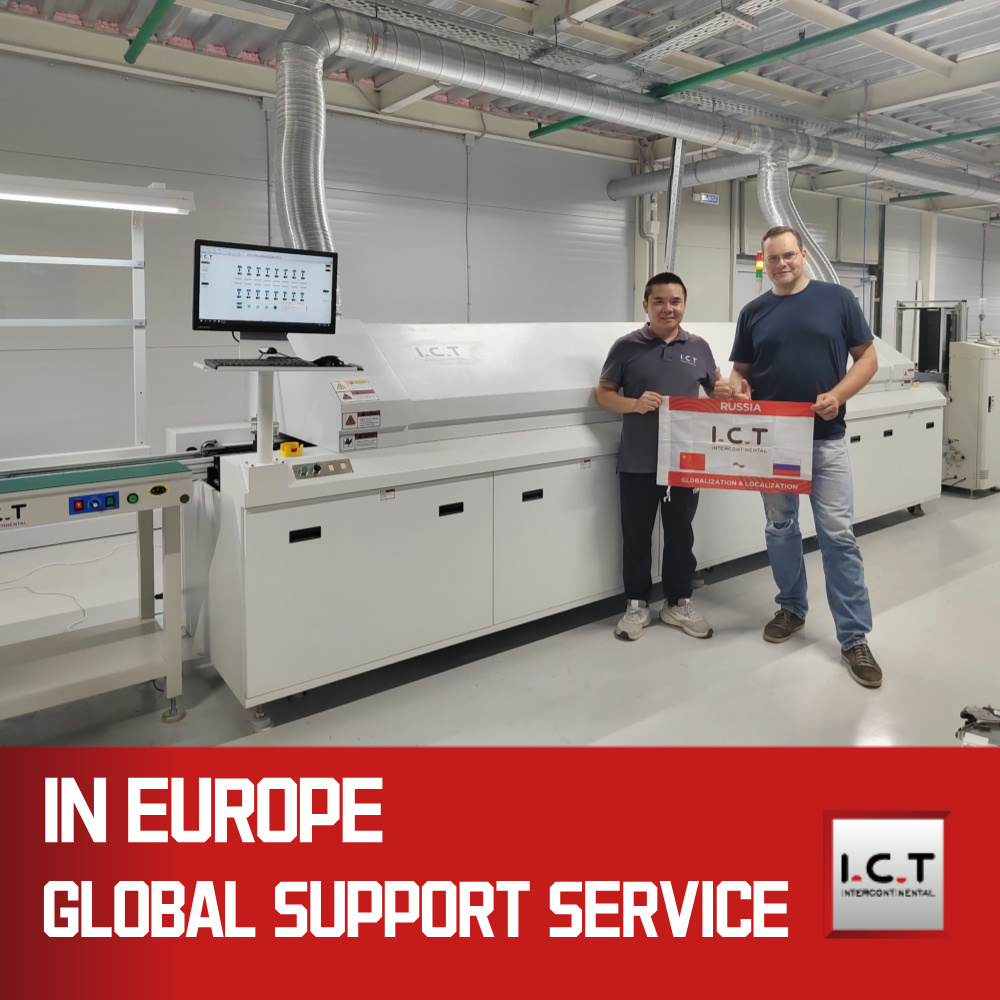 ICT | Tehokas Reflow-uuni pumpulla ja jäähdyttimellä Reflow juotoskoneella