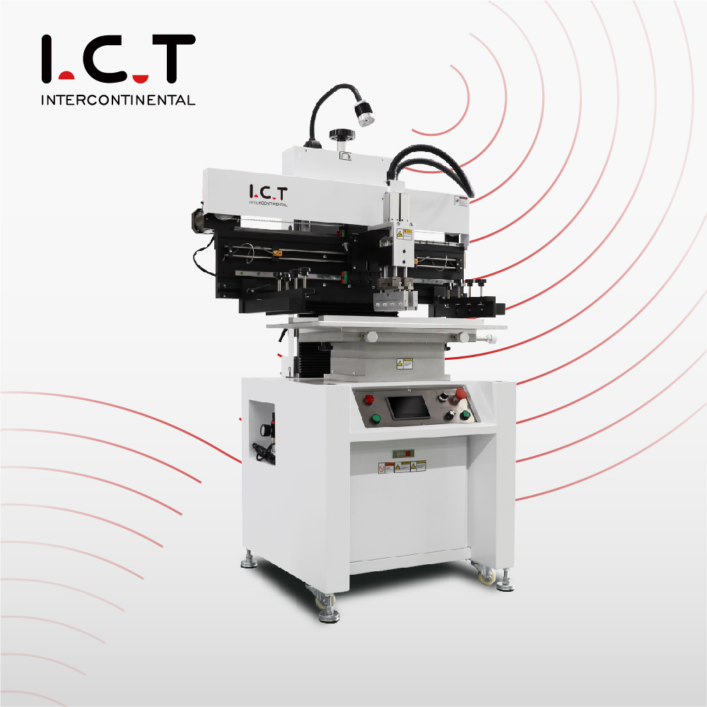 ICT |SMT puoliautomaattinen PCB-juotepastan näyttötulostin