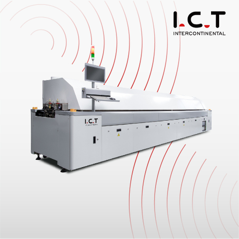 ICT |Hot Air Reflow Oven Solder Reflow uunin Kiinassa valmistaja