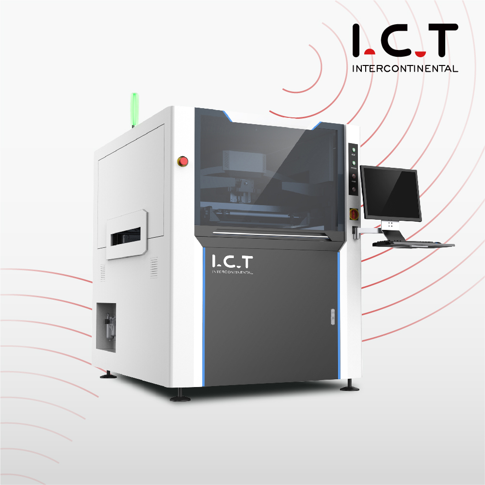 ICT |Täysin automaattinen SMT-juotepasta Stencil-tulostinkone erittäin tarkka painokone
