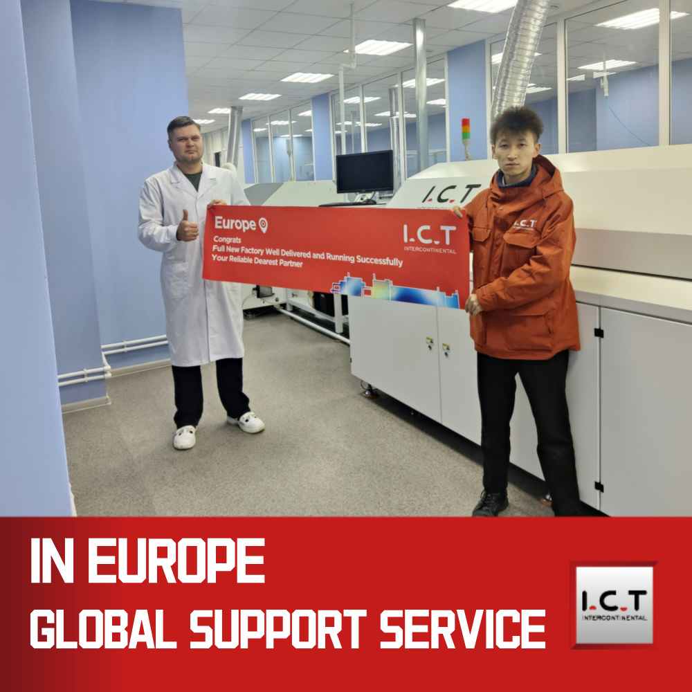 ICT | SMT Reflow juotosuuni hinta 8 lämpövyöhykkeellä