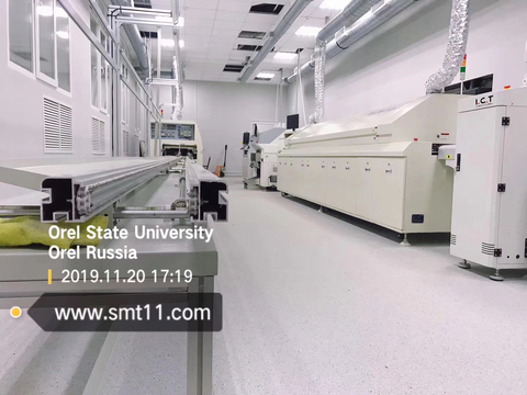 10 vyöhykettä SMT PCB typen palautusuuni