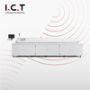 ICT |Edullinen infrapuna 6 vyöhyke Crawler-tyyppinen SMT Reflow -uuni