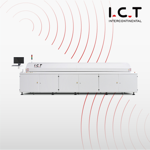 ICT |Hot Air Reflow Oven Solder Reflow uunin Kiinassa valmistaja