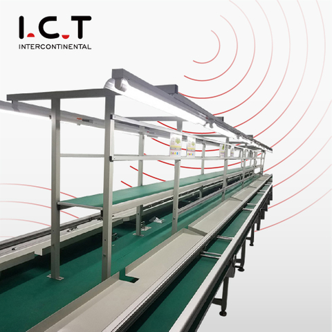 ICT SMT LED TV:n kokoonpanon kuljetinhihnalinja 