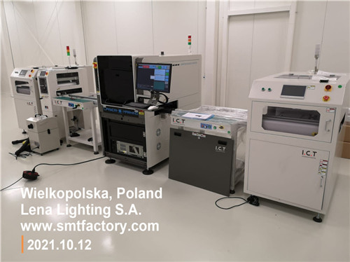 ICT SMT Lasermerkintäkone-kuljetin