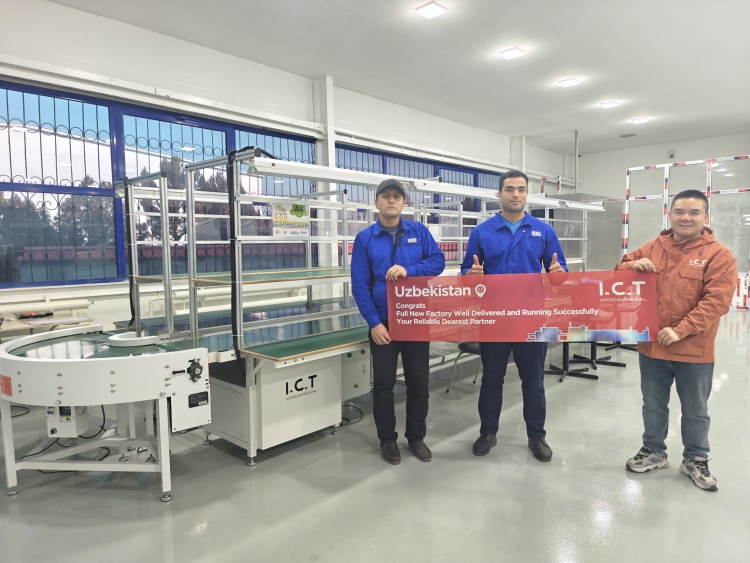 ICT Belt Cornering Machine Uzbekistanissa