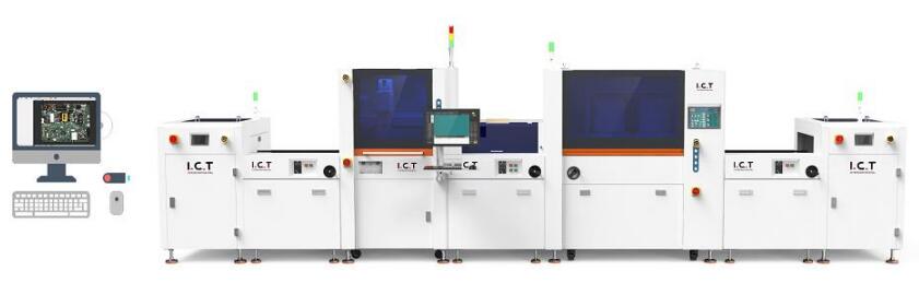 PCB-optisen tarkastuspinnoitteen online-AOI-koneet