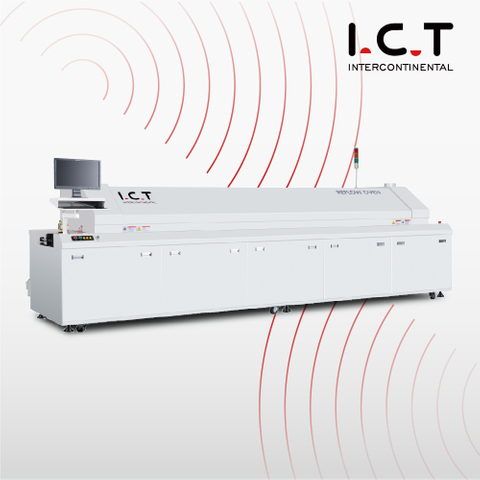 ICT |SMT Reflow juotosuuni hinta 8 lämpövyöhykkeellä