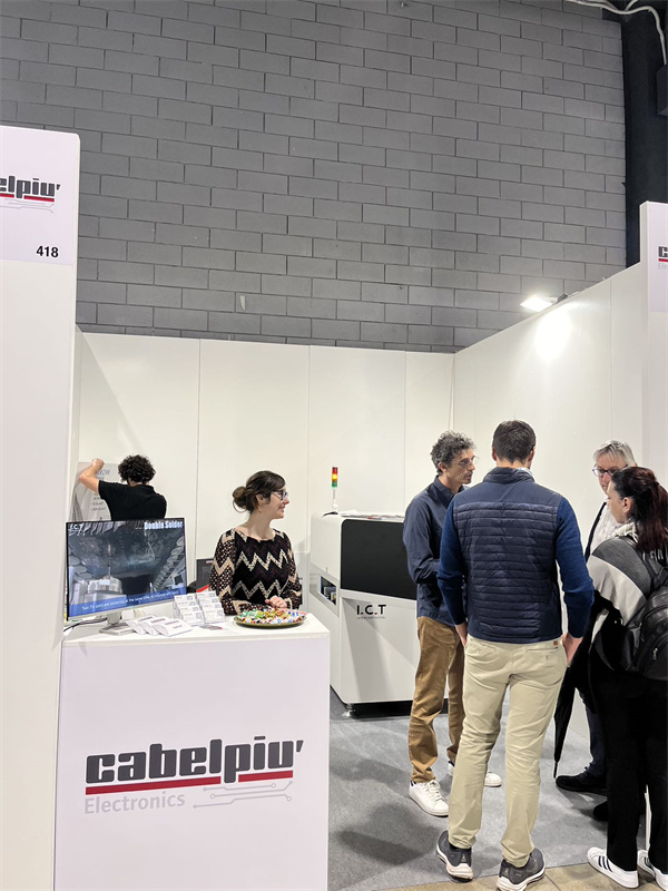 ICT:n AOI-tarkastuskone Focus On PCB -näyttelyssä Italiassa (2)