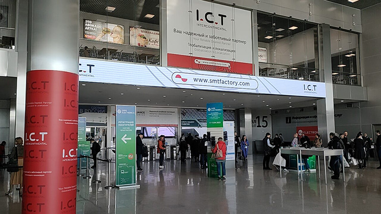 ICT -ryhmä Expoelectronican näyttelyssä Venäjällä